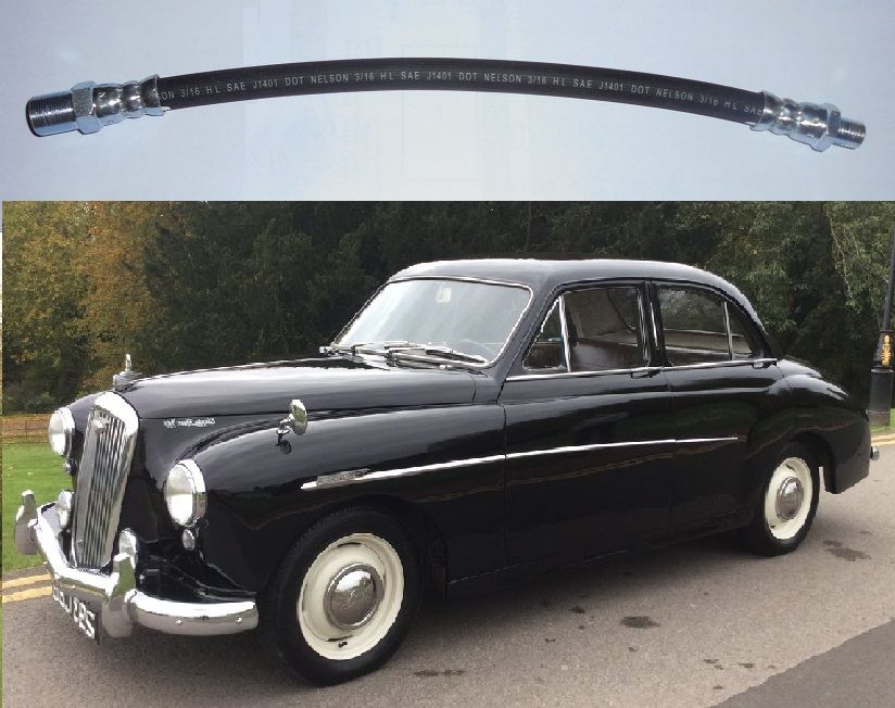 CLUTCH HOSE PIPE x1 (Wolseley 15/50 Saloon) (1956- 58)